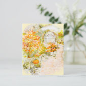 秋の庭のスクラップブックの背景 (スタンド正面)