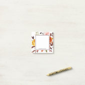 秋の庭の水結婚彩パーソナライズされた店 ポストイット (デスク上)