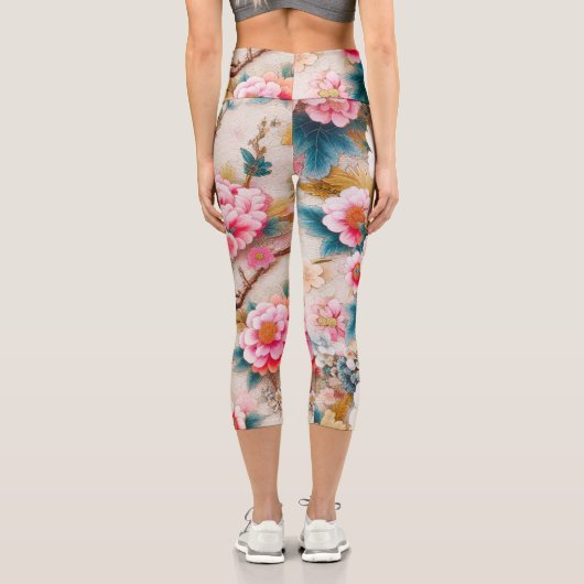 秋の庭園 カプリレギンス (裏面)