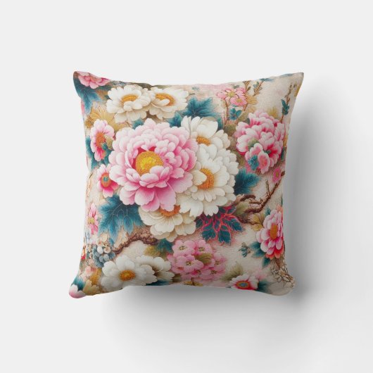 秋の庭園 クッション (裏面)