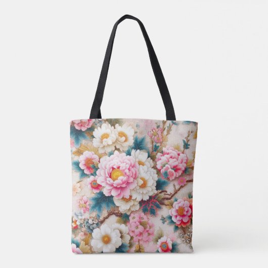 秋の庭園 トートバッグ (裏面)