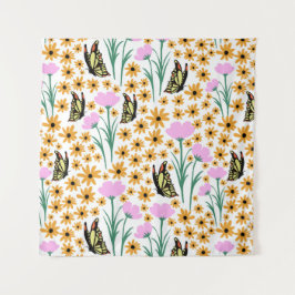 秋の庭模様 タペストリー