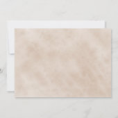 秋の庭秋水彩花赤ちゃんシャワー 招待状 (裏面)