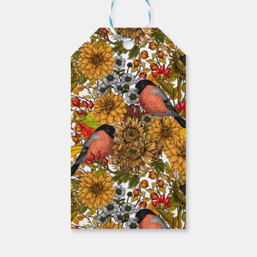 秋の庭1 ギフトタグ (裏面)