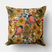 秋の庭1 クッション (正面)