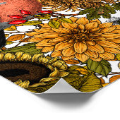 秋の庭1 ポスター (角)