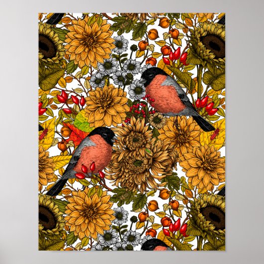 秋の庭1 ポスター (正面)