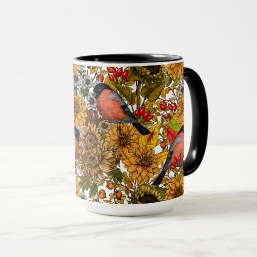 秋の庭1 マグカップ (正面右)