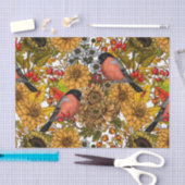 秋の庭1 薄葉紙 (クラフト)