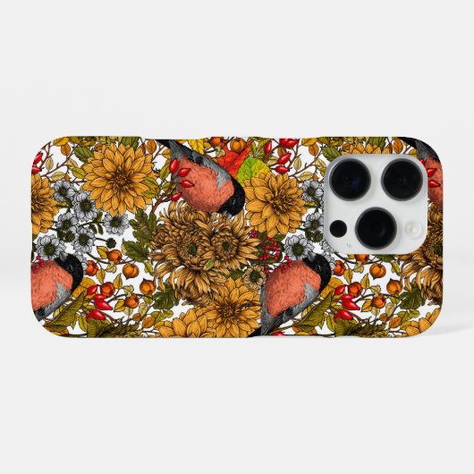 秋の庭1 iPhoneケース (裏面横)