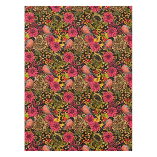 秋の庭2 テーブルクロス (正面)