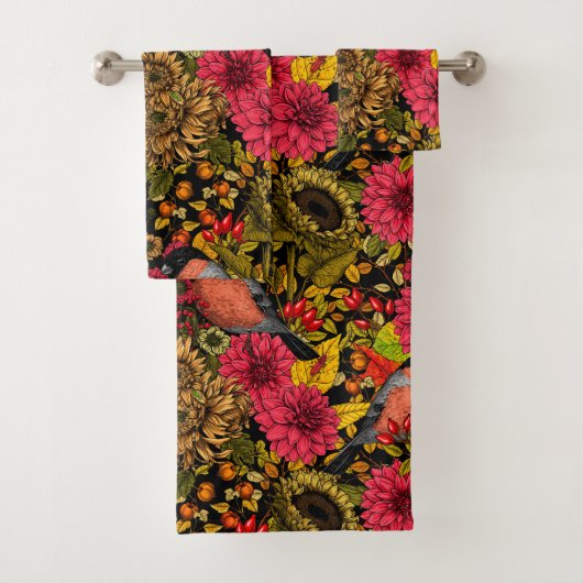 秋の庭2 バスタオルセット (インサイチュ)