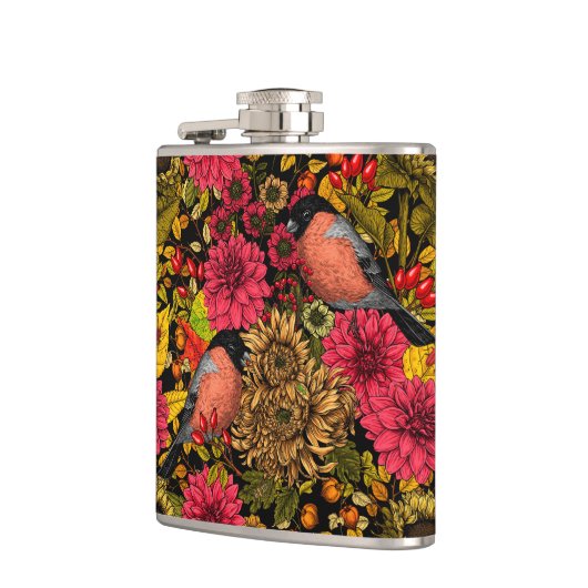 秋の庭2 フラスク (左)