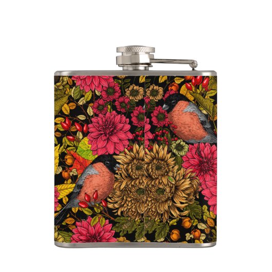 秋の庭2 フラスク (裏面)