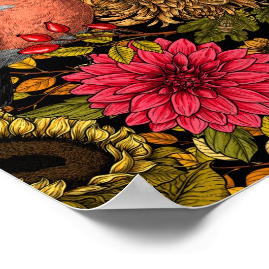 秋の庭2 ポスター (角)