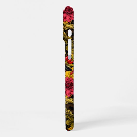 秋の庭2 iPhoneケース (左側面)