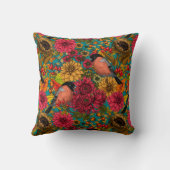 秋の庭3 クッション (裏面)