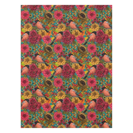 秋の庭3 テーブルクロス (正面)