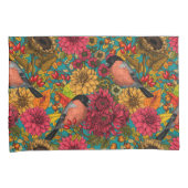 秋の庭3 枕カバー (正面右)