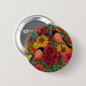 秋の庭3 缶バッジ (正面&裏面)