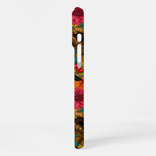 秋の庭3 iPhoneケース (左側面)