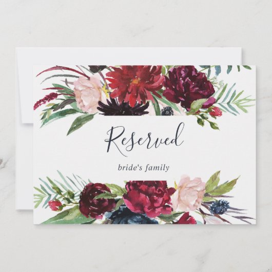 秋の庭 | Burgundy予約記号 (裏面)