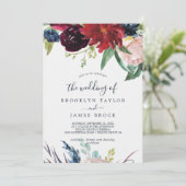 秋の庭 | Burgundy結婚 The's Of 招待状 (スタンド正面)