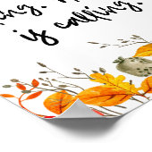 秋の引用文 ポスター (角)