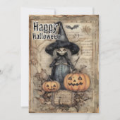 秋の影の中で魅惑されたいたずら気の利いた泣き声 シーズンカード (正面)