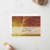 秋の影共有追悼碑 ノートカード (正面/裏面インサイチュ)