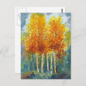 秋の影 ポストカード (正面/裏面)