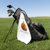 秋の必需品Tシャツ ゴルフタオル (グリーン)