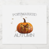 秋の必需品Tシャツ スパークリングワインラベル (シングルラベル)