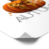 秋の必需品Tシャツ ポスター (角)