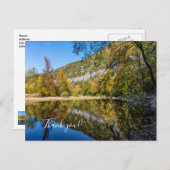 秋の思い出 バッファロー川 感謝の気持ち ポストカード (正面/裏面)