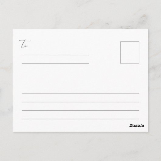 秋の思い出 ポストカード (裏面)