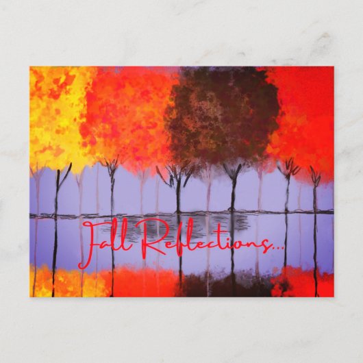 秋の思い出 ポストカード (正面)
