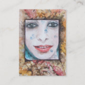 秋の思葉い出と水の金ゴールド 名刺 (裏面)