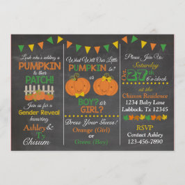 秋の性別公開招待状 招待状