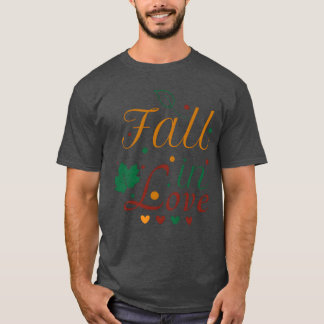 秋の恋おもしろい Tシャツ