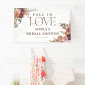 「秋の恋に落ちて」オータム ブルームス ブライズ シャワー 横断幕 (インサイチュ)