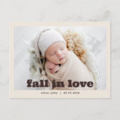 秋の恋のシップ&シー・パーティー ポストカード招待状 ポストカード (正面)