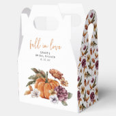 秋の恋のブライダルシャワー フェイバーボックス (オープン)