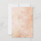 秋の恋の結婚式招待状封筒 招待状 (裏面)