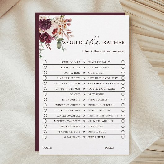 秋の恋フローラは彼女はむしろゲームをする