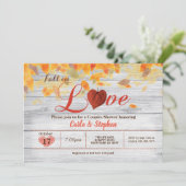 秋の恋人が田舎の木にシャワーを浴びる 招待状 (スタンド正面)