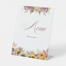 秋の恋愛 ブライダルシャワーメニュー