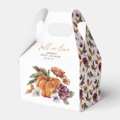 秋の恋愛 ブライダルシャワー フェイバーボックス (正面サイド)