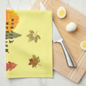 秋の恋 キッチンタオル (四つ折り)