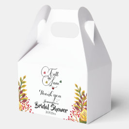 秋の恋 スクリプト ブライダルシャワー フェイバーボックス